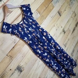 *SOLD* BAND OF GYPSIES Smocked Jumpsuit Pockets